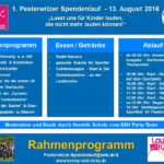 Rahmenprogramm Spendenlauf